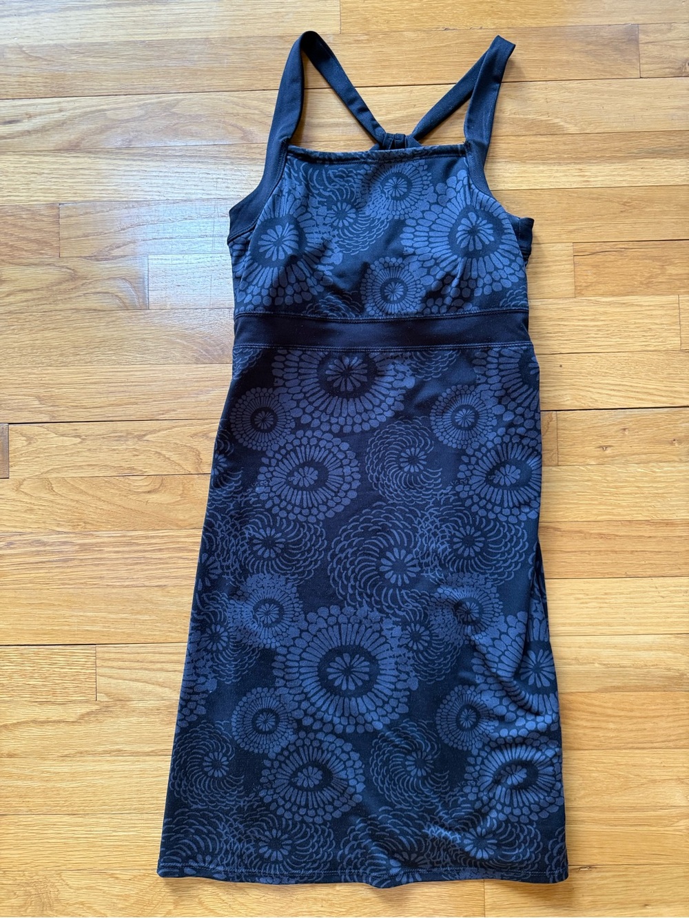 Soybu Black Cross-Back Tank Top